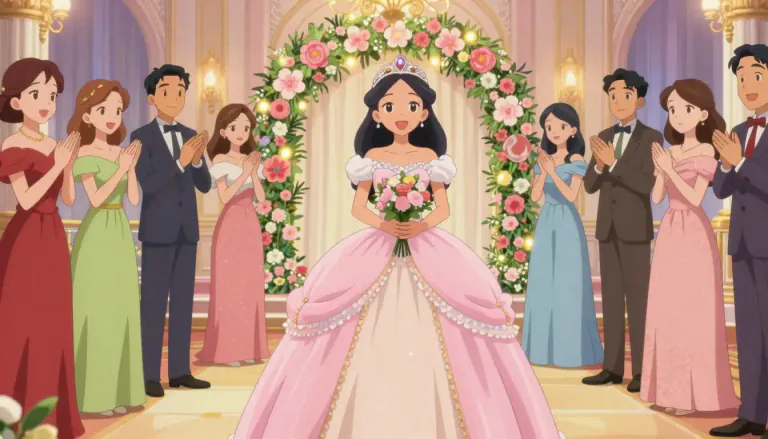 Visual representation of "quinceanera" - A quinceanera is a celebration in Latin American cultures that honors a girl's 15th birthday, symbolizing her transition from girlhood to womanhood.