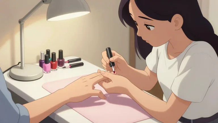 Visual representation of "manicurist" - A person who gives beauty treatments to hands and nails