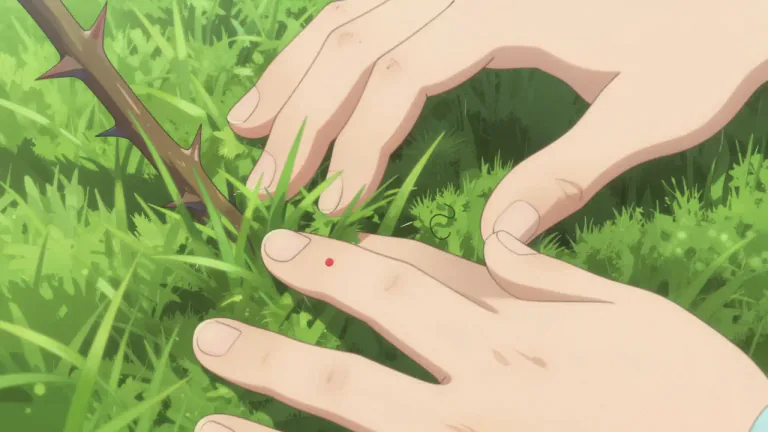 Visual representation of "prickle" - A small sharp pointed object sticking out from a plant or animal