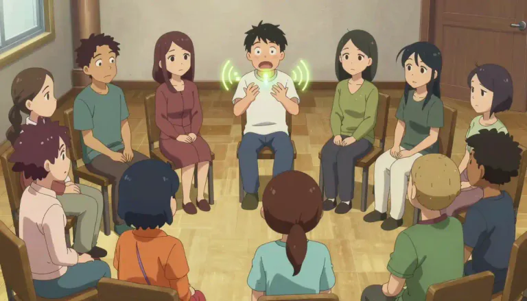 Visual representation of "vocalize" - To express feelings, thoughts, or desires by speaking or making sounds