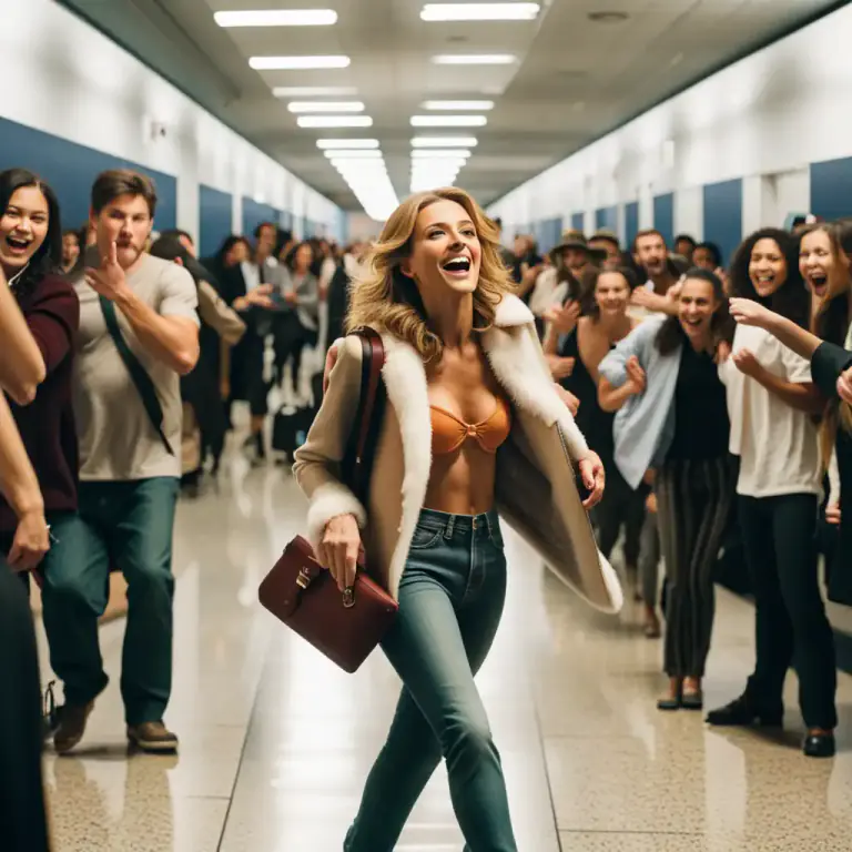 Visual representation of "crowd in" - To move closely together in a group, particularly in a confined space.