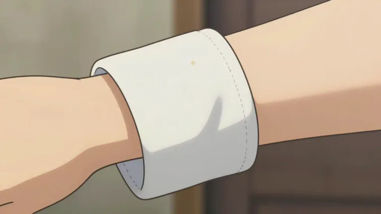 Visual representation of "cuff" - The part of a sleeve or pant leg at the end, that you often fold or roll up.