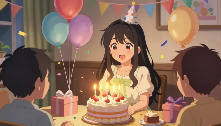 Visual representation of "birthday" - The day when a person was born, celebrated every year.