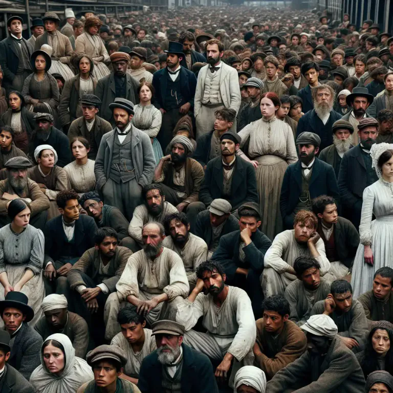 Visual representation of "rabble" - Ordinary people in general, especially when regarded as socially inferior