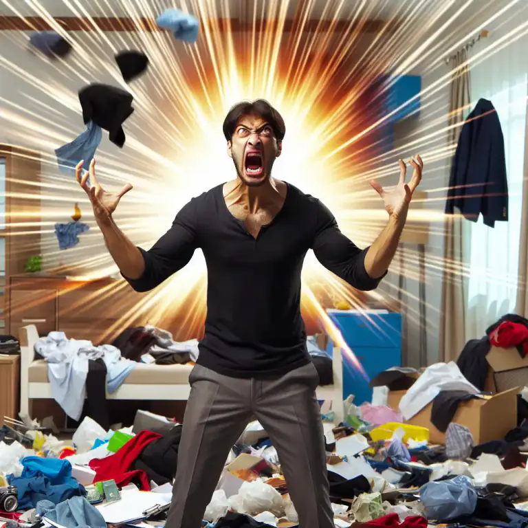 Visual representation of "swear" - To use rude or offensive language, usually expressing anger.
