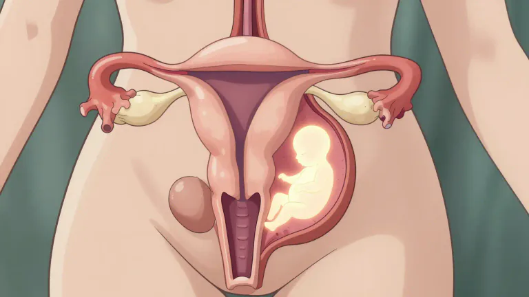 Visual representation of "uterus" - It's a major female reproductive organ where eggs develop into babies