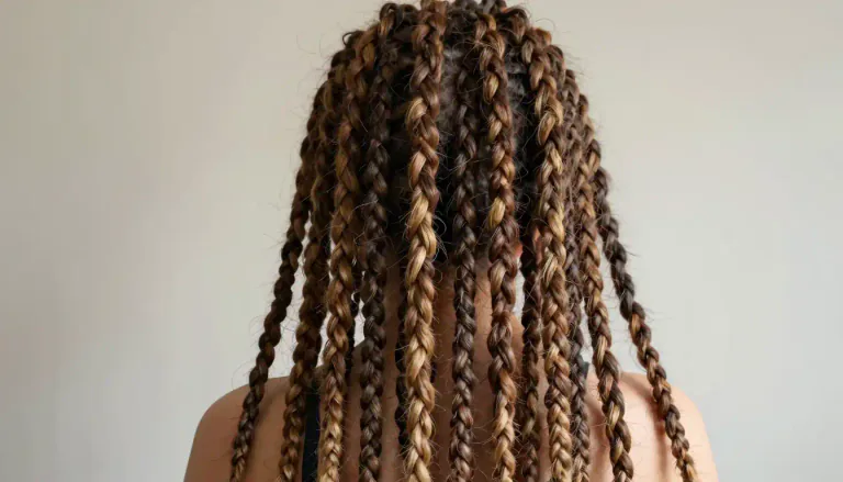 Visual representation of "dreadlocks" - A hairstyle where the hair is twisted into long, thick pieces.