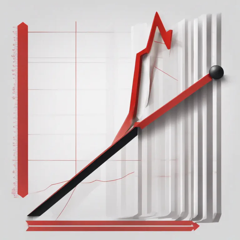 Visual representation of "go downhill" - To become worse or decrease