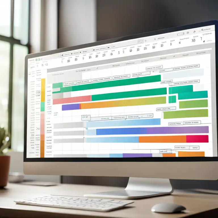 Visual representation of "tracker" - A software tool used to monitor and graphically represent the progress of a project or task over time.