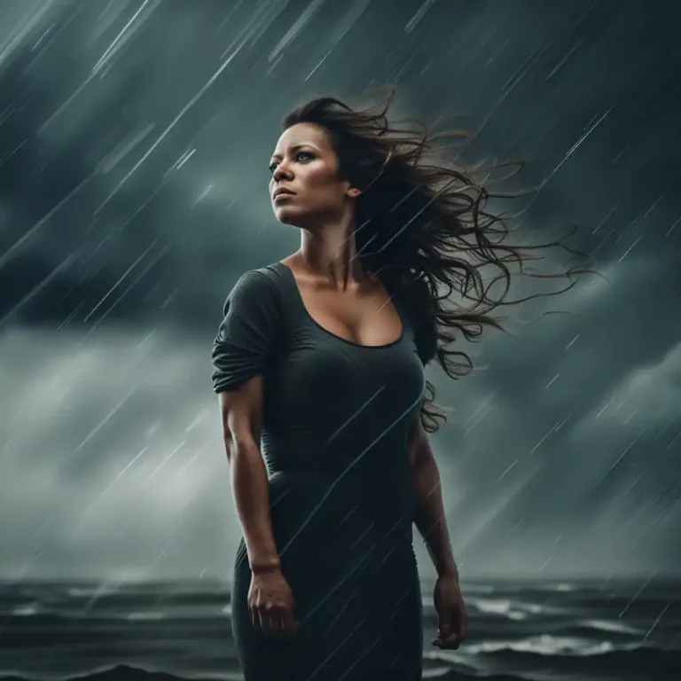 Visual representation of "strength" - The emotional or mental qualities necessary to deal with difficult situations