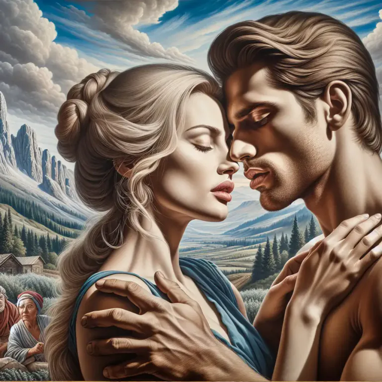 Visual representation of "torrid" - Full of passionate or intense emotions