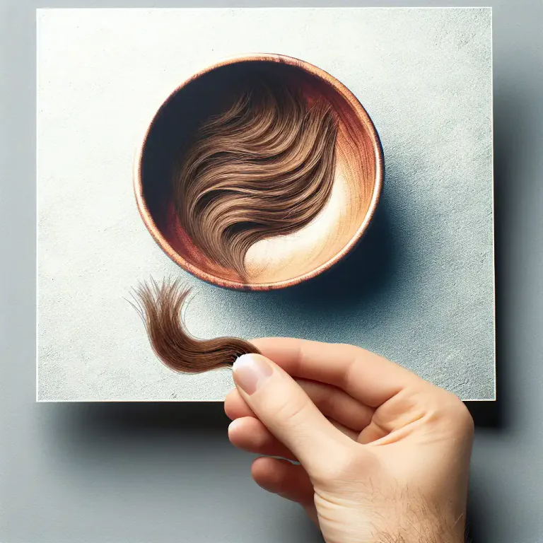 Visual representation of "hair" - a single one of the threads that grow from the skin of humans and some animals