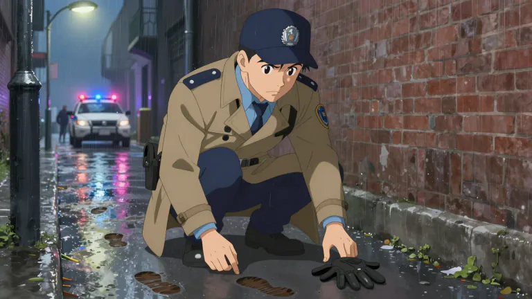 Visual representation of "hound" - A police detective, especially a relentless one.