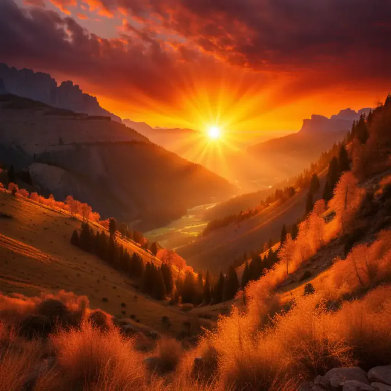 Visual representation of "effulgent" - Shining brightly or radiantly