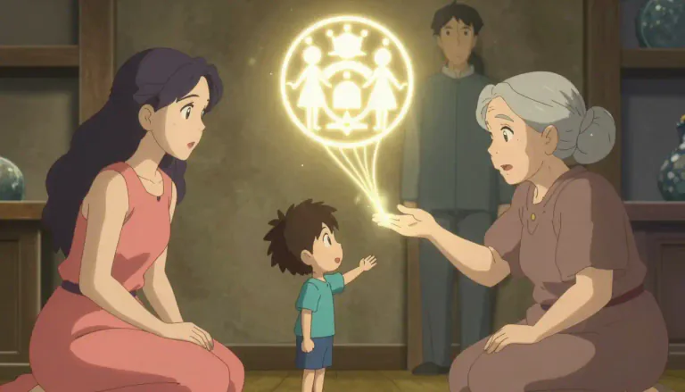 Visual representation of "matronymic" - A name obtained from a person's mother or another female ancestor