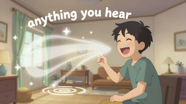 Visual representation of "sound" - Anything you hear