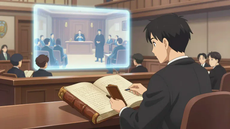 Visual representation of "precedent" - An action or decision that happened in the past which can be used as an example for similar situations in the future.