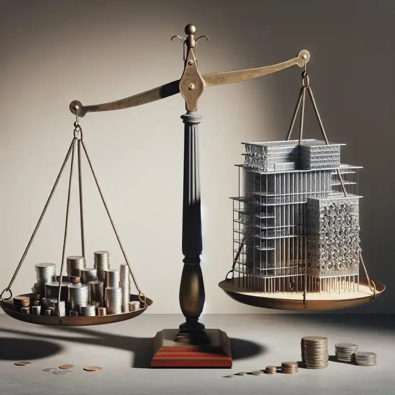 Visual representation of "proportionate" - Correctly or suitably related to something else in size, amount, or degree