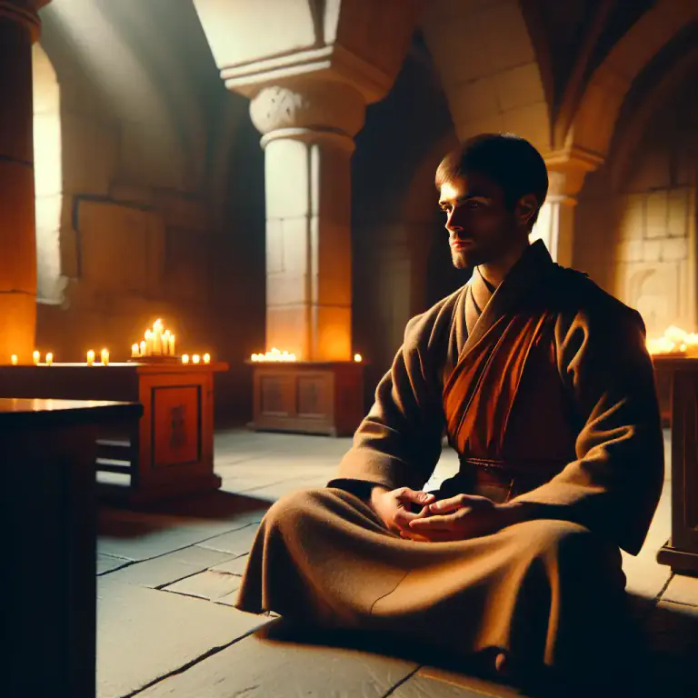 Visual representation of "lama" - A Buddhist spiritual teacher.