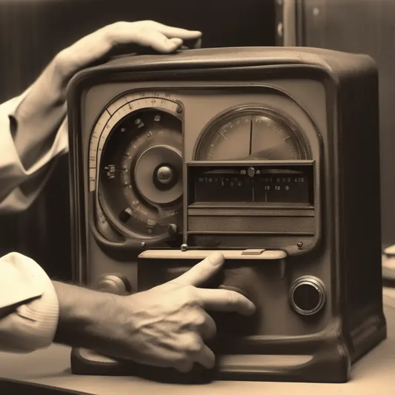 Visual representation of "tune out" - To adjust a radio or television so that you no longer receive a particular station or channel.