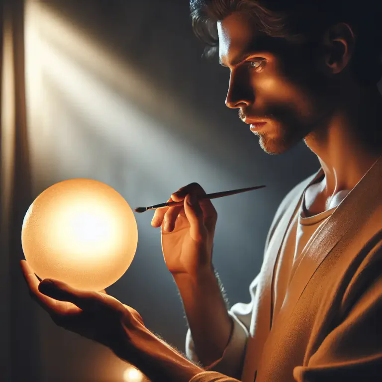 Visual representation of "image" - To represent symbolically, especially in art.