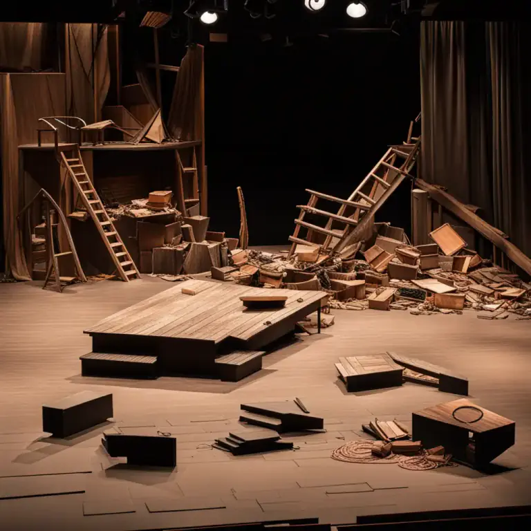 Visual representation of "catastrophe" - The final event of the dramatic action, especially of a tragedy