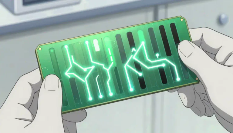 Visual representation of "semiconductor" - A material that allows electricity to flow sometimes but not always.
