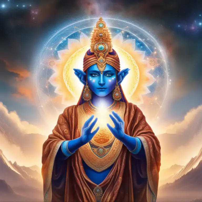 Visual representation of "omniscient" - In religion, if God or a deity is described as omniscient, they know everything that can be known.