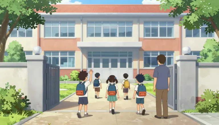 Visual representation of "school" - A place where children go to learn
