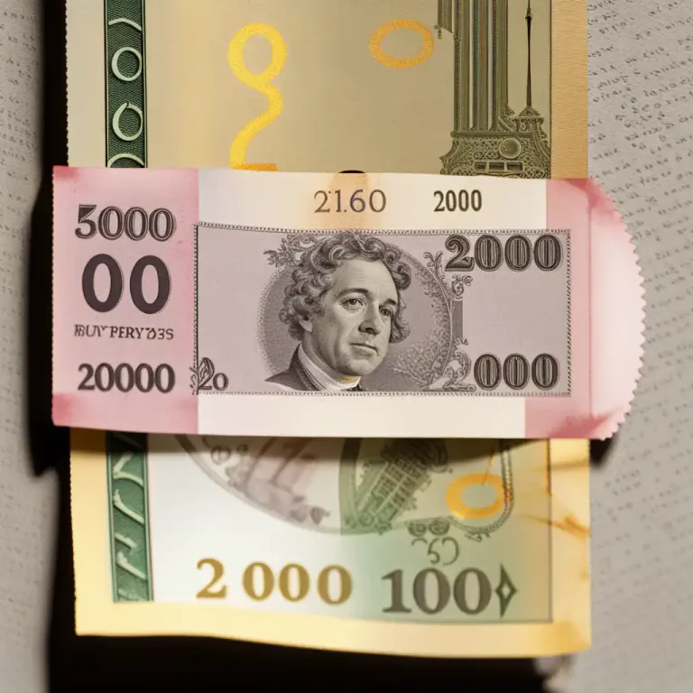 Visual representation of "in old money" - Said when mentioning the value of something in terms of a currency that is no longer in use.