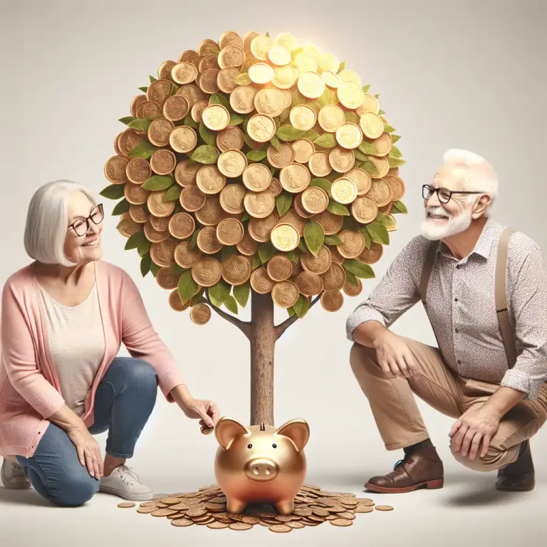 Visual representation of "accretion" - In finance, the growth in value of a final fund, because of the reinvestment of interest and capital gains