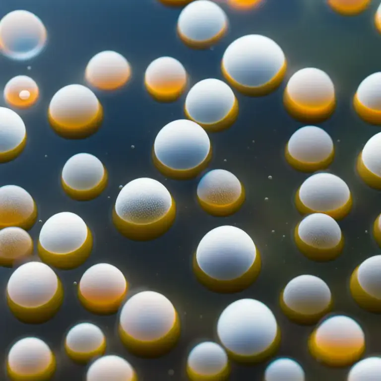 Visual representation of "spawn" - The eggs of fish, frogs, etc.