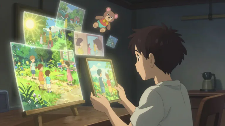 Visual representation of "evocation" - The act of bringing a feeling, a memory or an image in your mind.