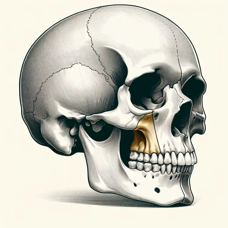 Visual representation of "palatine" - A bone in the human skull