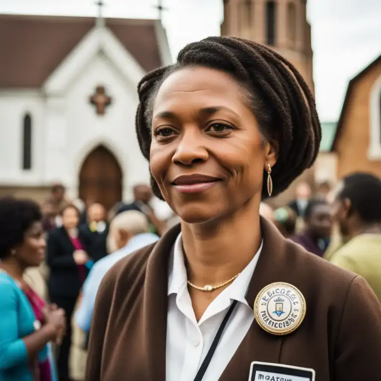 Visual representation of "deaconess" - In some Churches, a woman having a non-priestly ministry.