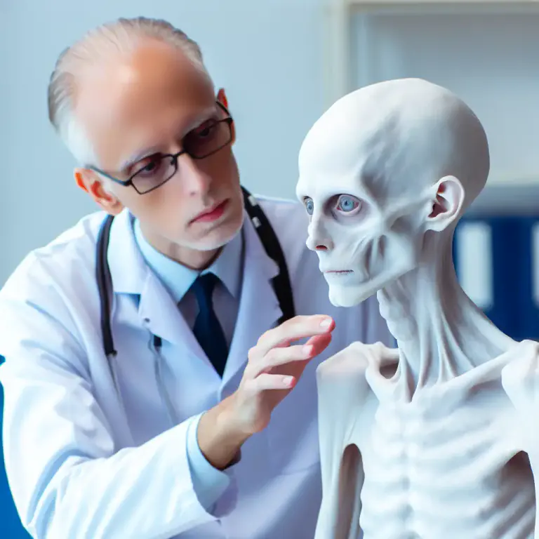 Visual representation of "cadaverous" - Related to death or a corpse