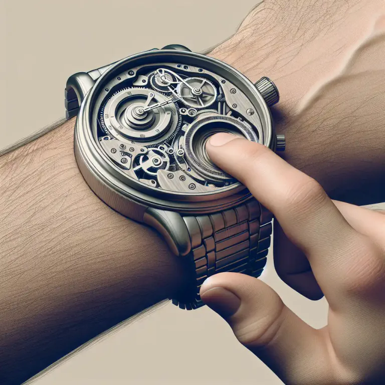Visual representation of "repeater" - A watch or clock that can be made to repeat the last hour chime.