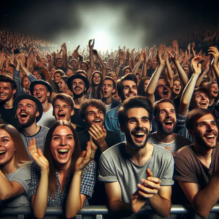 Visual representation of "crowd" - When people come together in large numbers, or make someone have little space