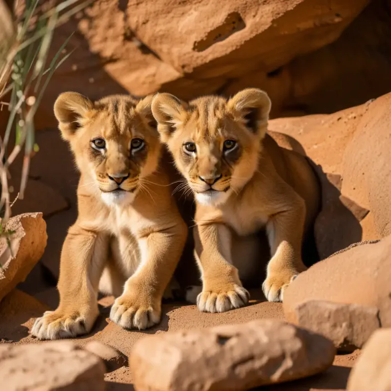 Visual representation of "the lion’s den" - Den or cave where lions live