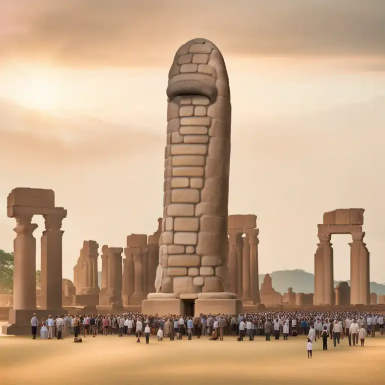 Visual representation of "phallus" - A structure shaped like or representing a male sexual organ
