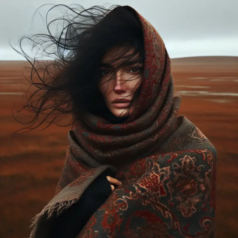 Visual representation of "briskly" - In a way that feels slightly cold