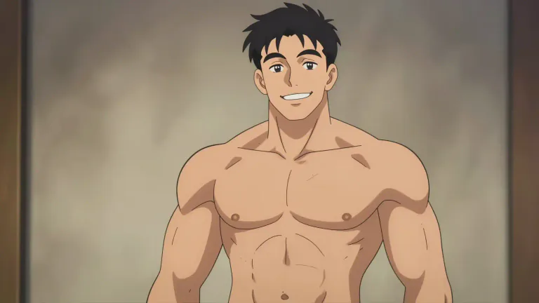 Visual representation of "stud" - A man who is admired for his physical or sexual attractiveness or masculinity
