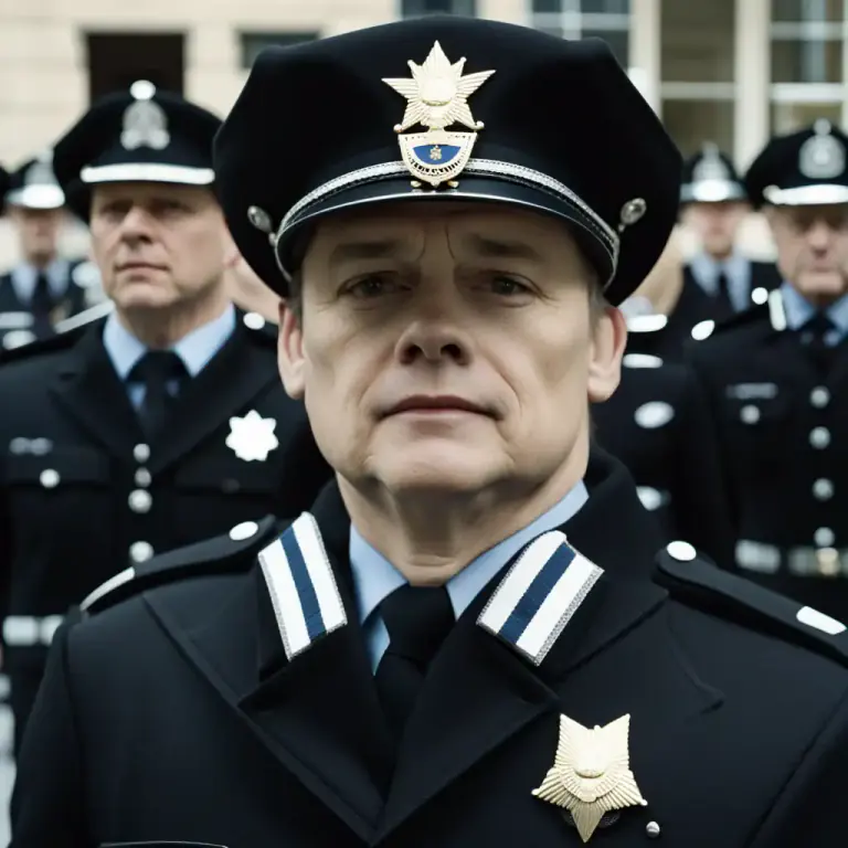 Visual representation of "commander" - A rank used in some police departments and not as the head of the department