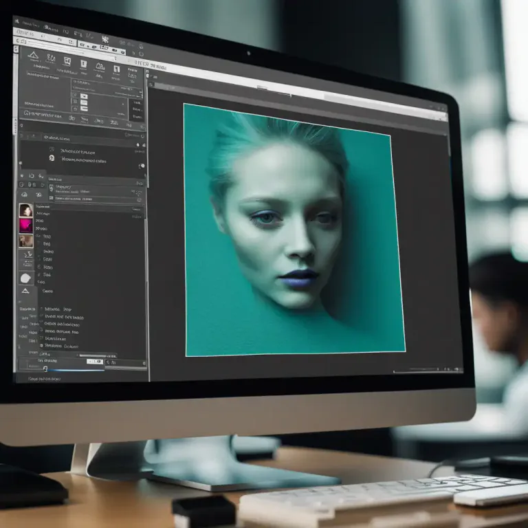 Visual representation of "mask" - An image or pattern used to hide or protect certain areas when a picture is being edited on a computer.