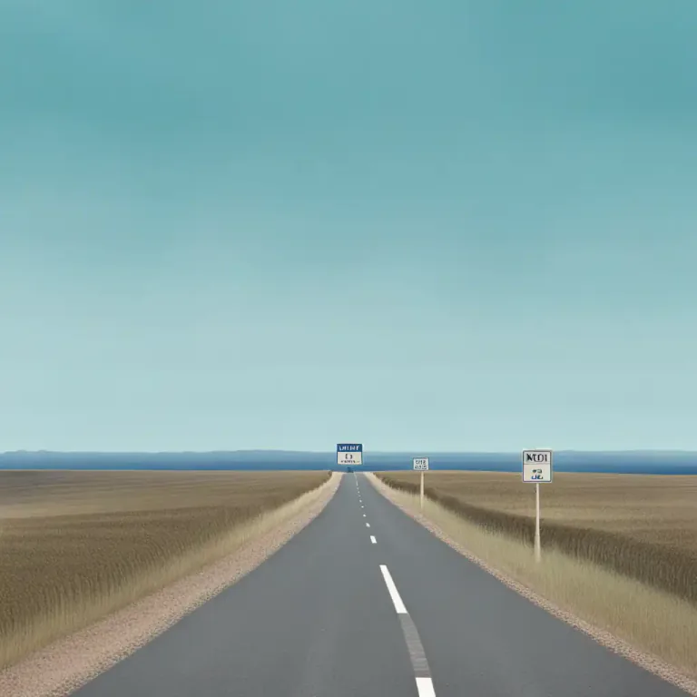 Visual representation of "north" - Towards the north.