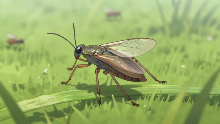 Visual representation of "harp" - A type of small jumping insect