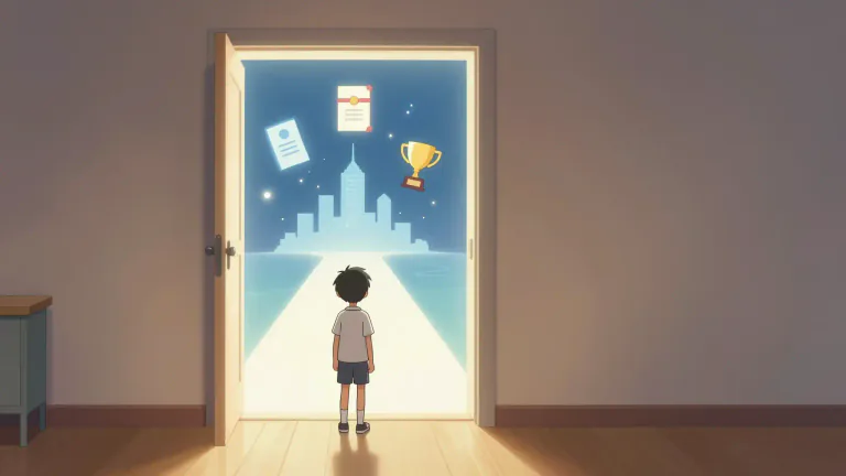 Visual representation of "doorway" - A way of achieving something
