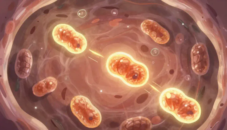 Visual representation of "mitochondrial" - Pertaining to the mitochondria, the powerhouse of the cell, crucial for energy metabolism.