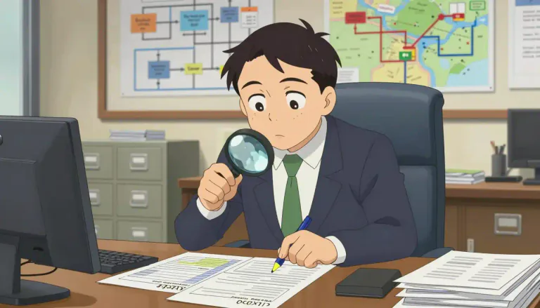 Visual representation of "wonk" - A person who studies a subject or issue in an excessively detailed or precise way. Usually an expert in their field.