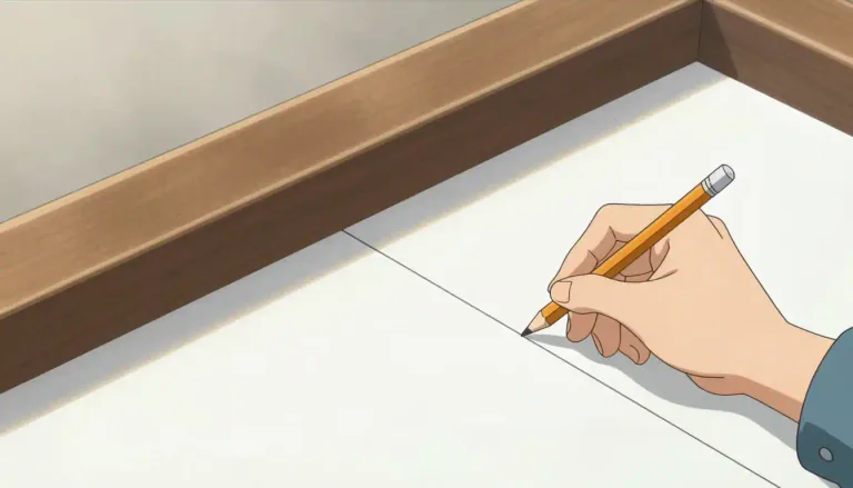 Visual representation of "slant" - A line, direction, or path that is not horizontal or vertical; an angle